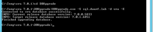 DBUpgrade Script