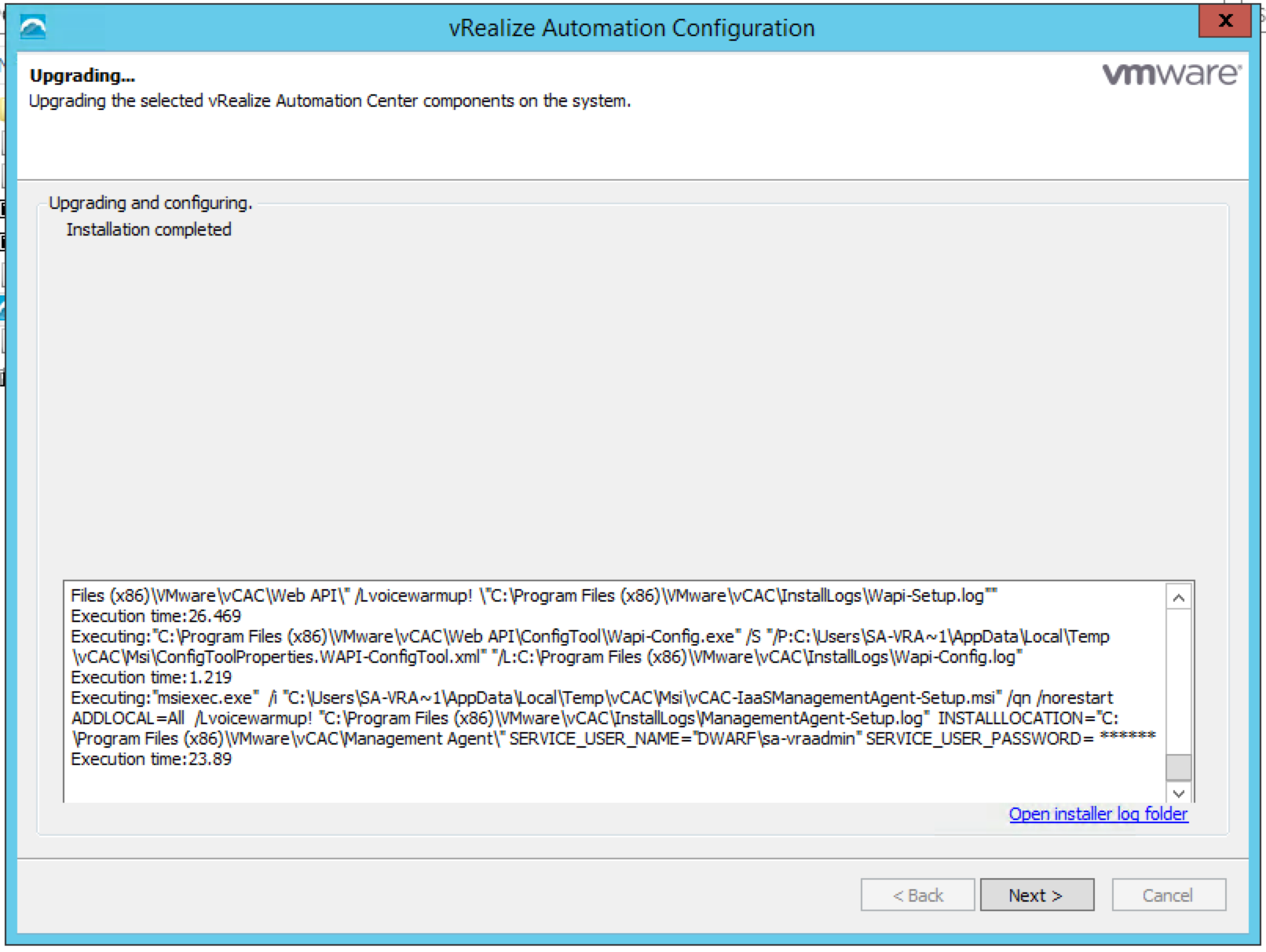 vRA 7.0.1 IaaS Installation – 12