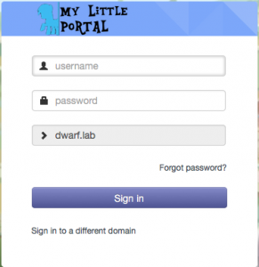 vRA Portal Login